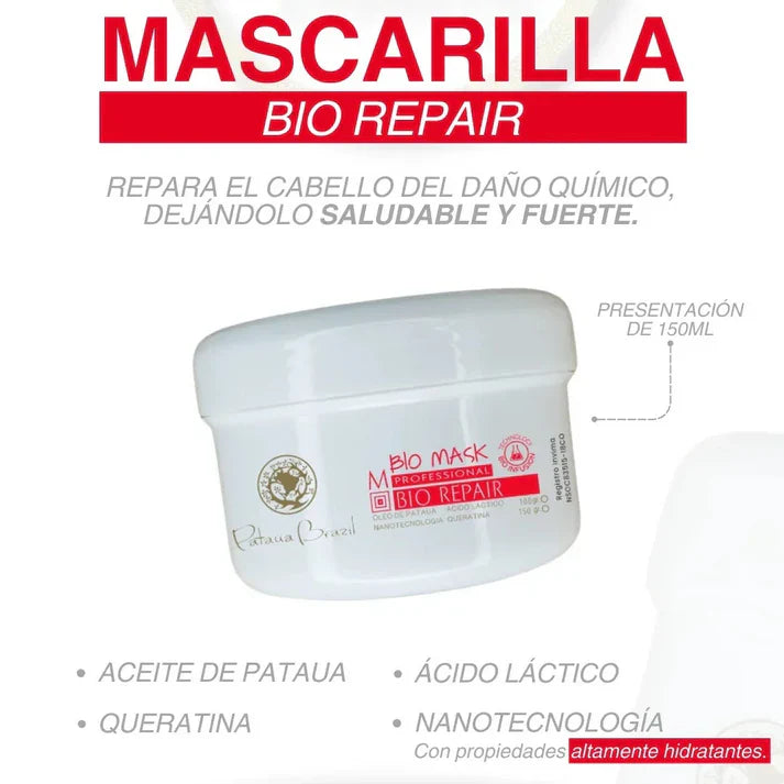 Bio Repair Bio Mask 150ml - Mascarilla Reparadora Intensiva para Cabello Dañado