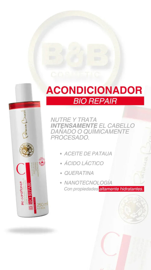 Acondicionador Bio Repair 250ml - Sellado Anti-Frizz con Aceite de Patauá