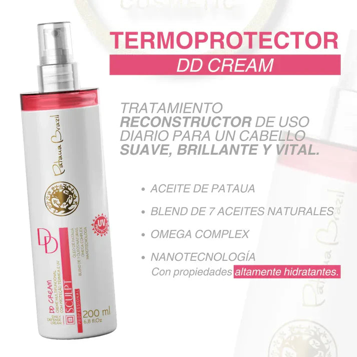 Termo protector y tratamiento reparador Sculpt DD Cream 200ml