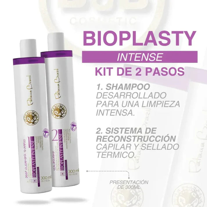 Kit Bioplasty Intense 300ml - Alisado Brasileño Progresivo Completo