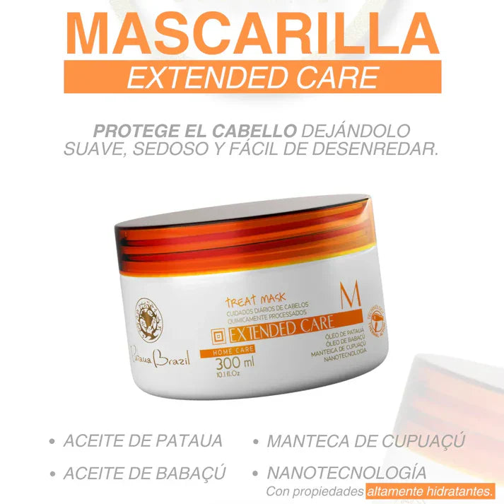 Mascarilla Extended Care 300ml - Nutrición y Protección para un Cabello Saludable