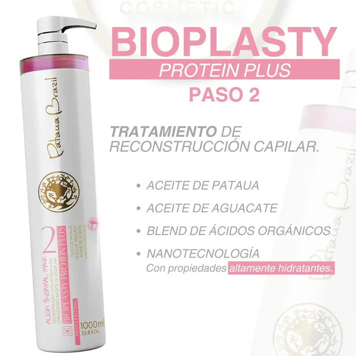 Bioplasty Protein Plus 1 Litro - Paso 2 Alisado Orgánico